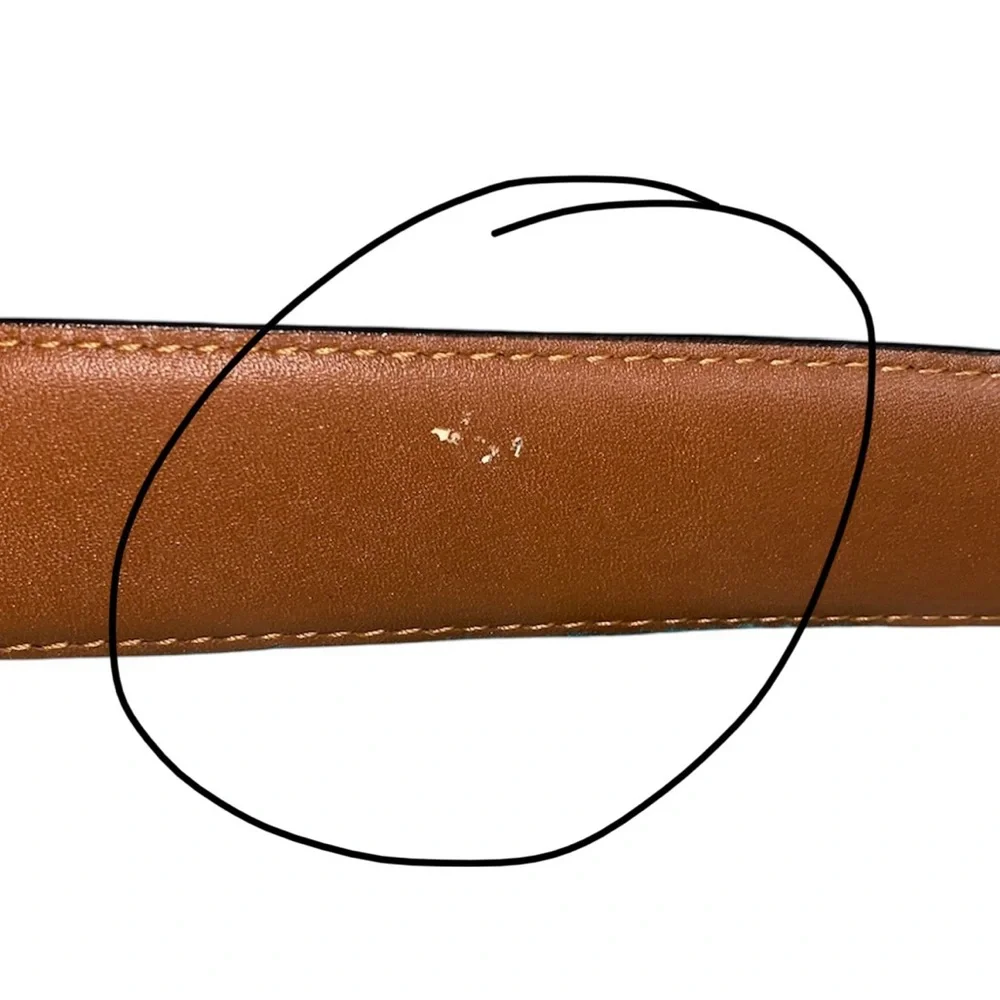Men’s Polo Ralph Lauren Brown/Tan Reversible Leather Belt, Size (42in.)